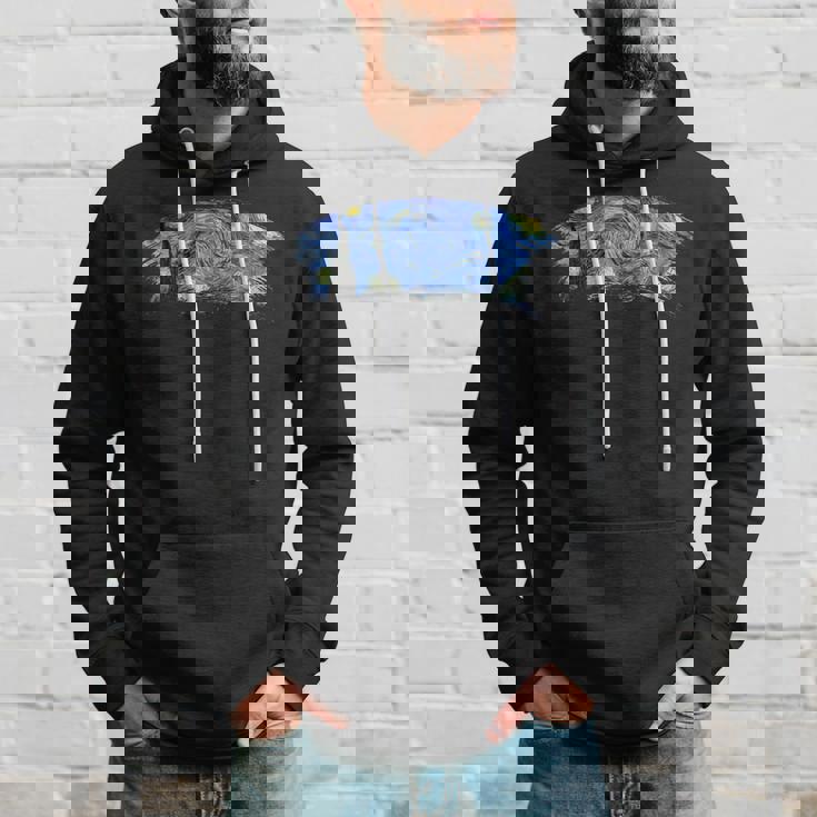 ゴッホ「星月夜」名画 パーカー 彼への贈り物