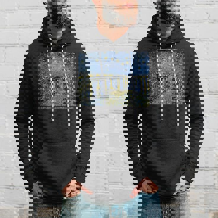 ゴッホ／ローヌ川の星月夜【世界の名画】（高精細画質）フィンセント・ファン・ゴッホ Gogh 美術館アート パーカー 彼への贈り物