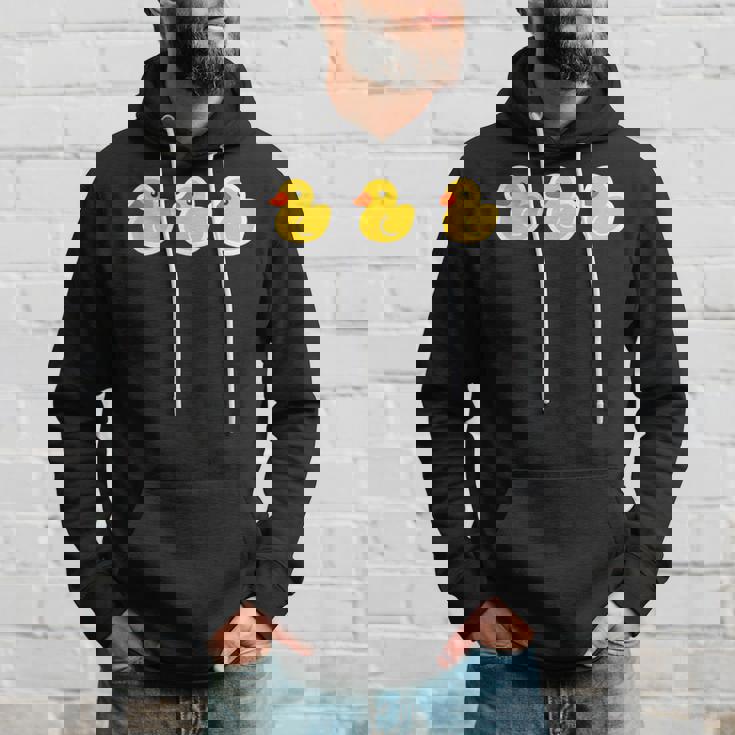 ゴムアヒル（3 スリー）黄色いアヒル お風呂のおもちゃ ラバーダック【ポップ イラスト】ゆるかわいい キャラクター パーカー 彼への贈り物