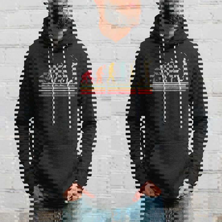 ゴルファー&ゴルファーへのレトロなゴルフエボリューションギフト パーカー 彼への贈り物