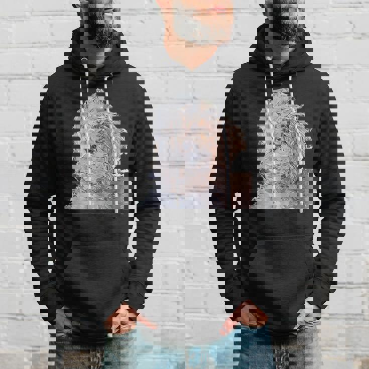 ゴールデンドゥードル 犬 ペット 動物 グラフィック かっこいい おもしろい かわいい パーカー 彼への贈り物