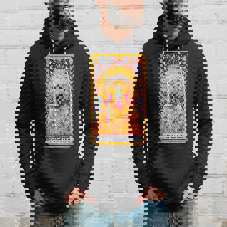 ゴールデンレトリバー 面白いtシャツ 犬 タロット カード メンズ 子供 おもしろ 服 グッズ ネタ わんこ パーカー 彼への贈り物