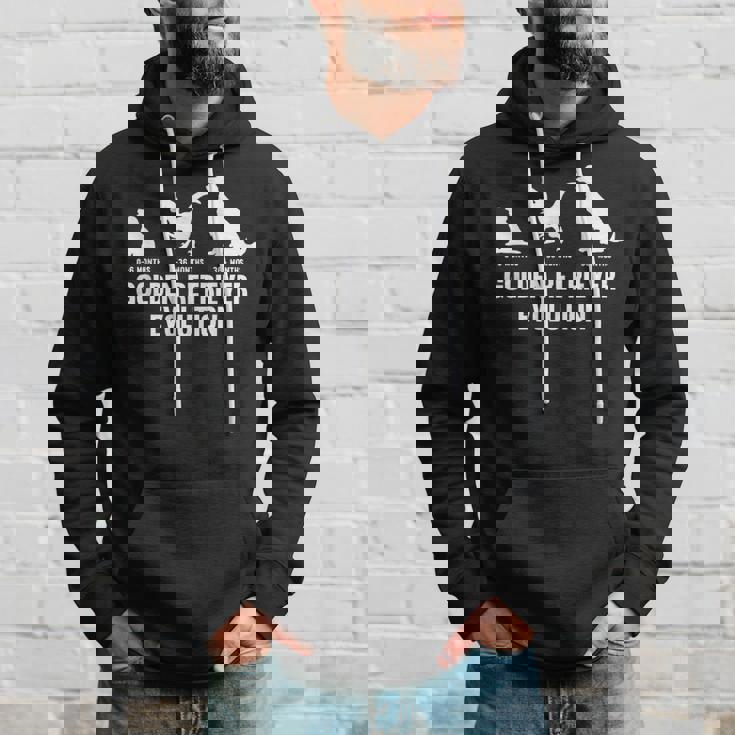 ゴールデンレトリバーオーナーのためのゴールデンレトリバーの進化 パーカー 彼への贈り物