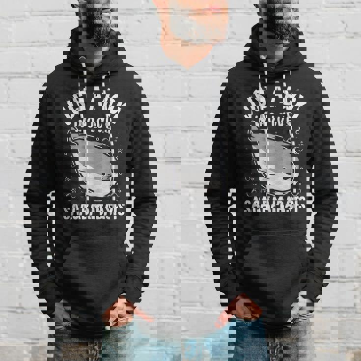 サカバンバスピスの面白い魚ミームが大好きなジャスト・ア・ボーイ パーカー 彼への贈り物