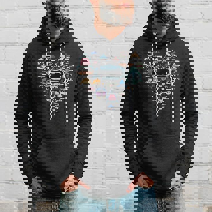 サメの識別の種類 サメの顔 シャークハート パーカー 彼への贈り物