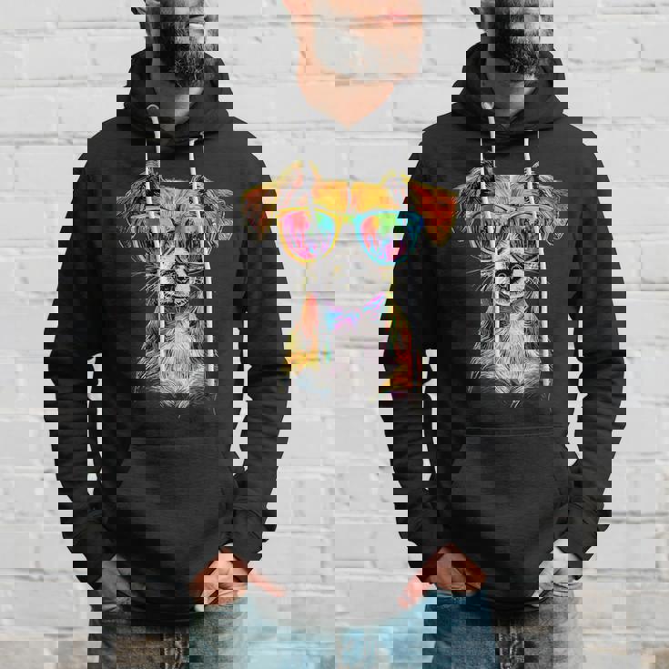 サングラスをかけたジャック・ラッセル・テリア ジャック・ラッセル愛好家 パーカー 彼への贈り物