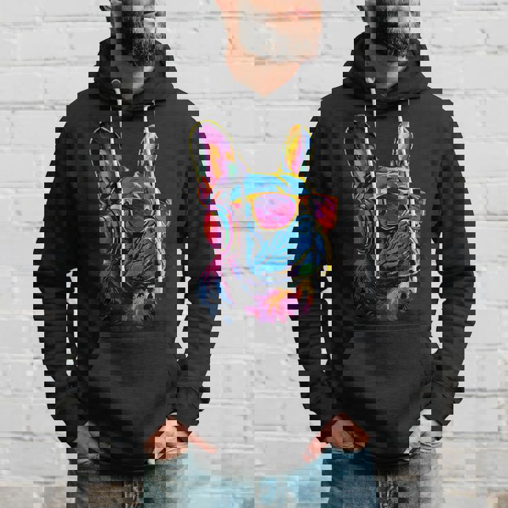 サングラスをかけたフレンチ・ブルドッグ ブルドッグ・マスティフ パーカー 彼への贈り物