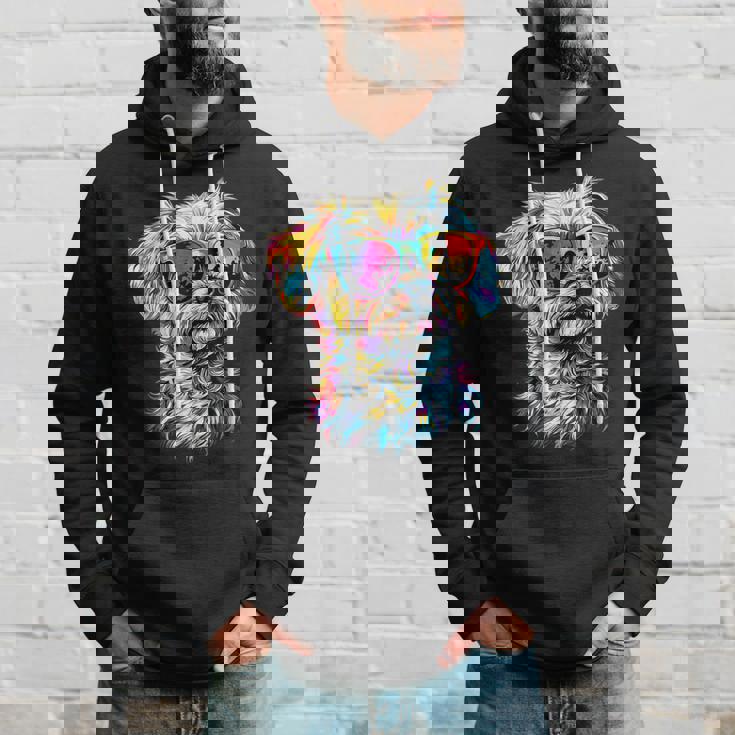 サングラスをかけたマルチーズ マルチーズ犬は甘いマルチーズが大好き パーカー 彼への贈り物