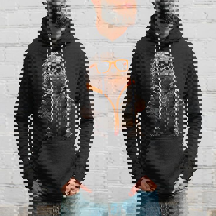 サングラスをかけたモグラかわいいモグラかわいいモグラ パーカー 彼への贈り物