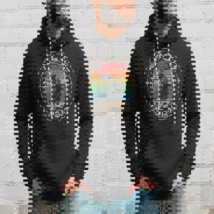 サンタクルーズ カリフォルニア レトロ ヴィンテージ サンセット パーカー 彼への贈り物