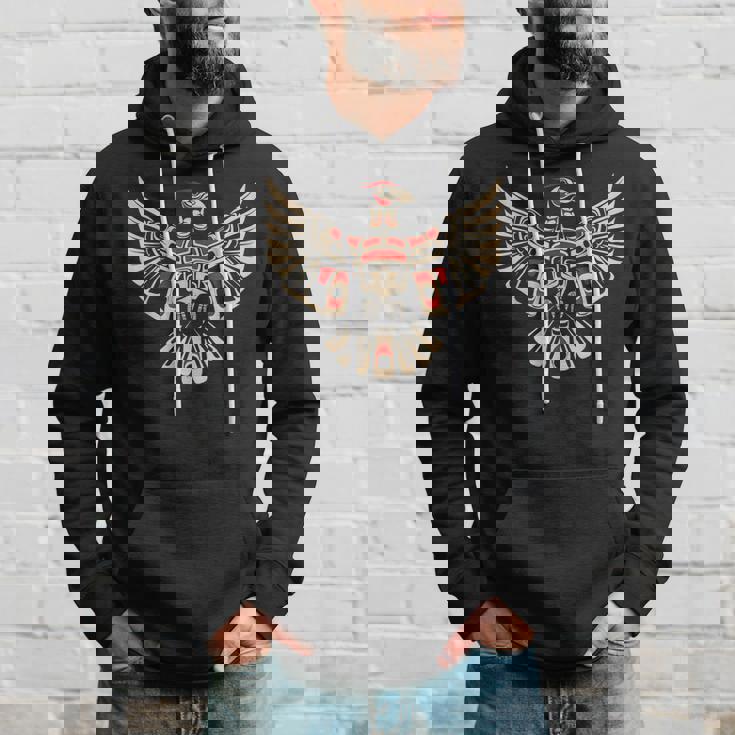 サンダーバード ノースウェスト ネイティブアメリカン 部族 誇り高い遺産 パーカー 彼への贈り物