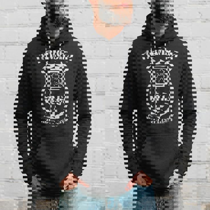 サーモスタット ポリス Protect & Conserve 父の日 Dad メンズ パーカー 彼への贈り物