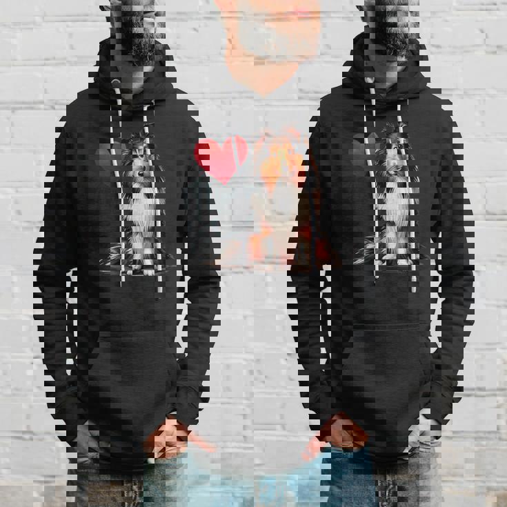 シェルティ・ドッグ・ママ、シェットランド・シープドッグ・ママ パーカー 彼への贈り物