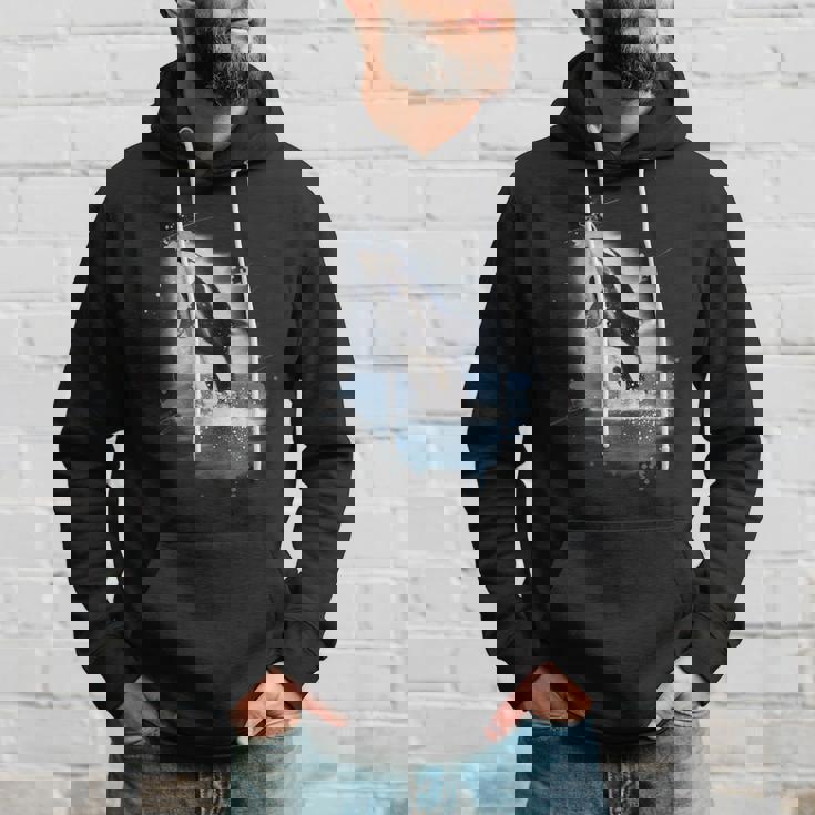 シャチとシャチのギフト パーカー 彼への贈り物