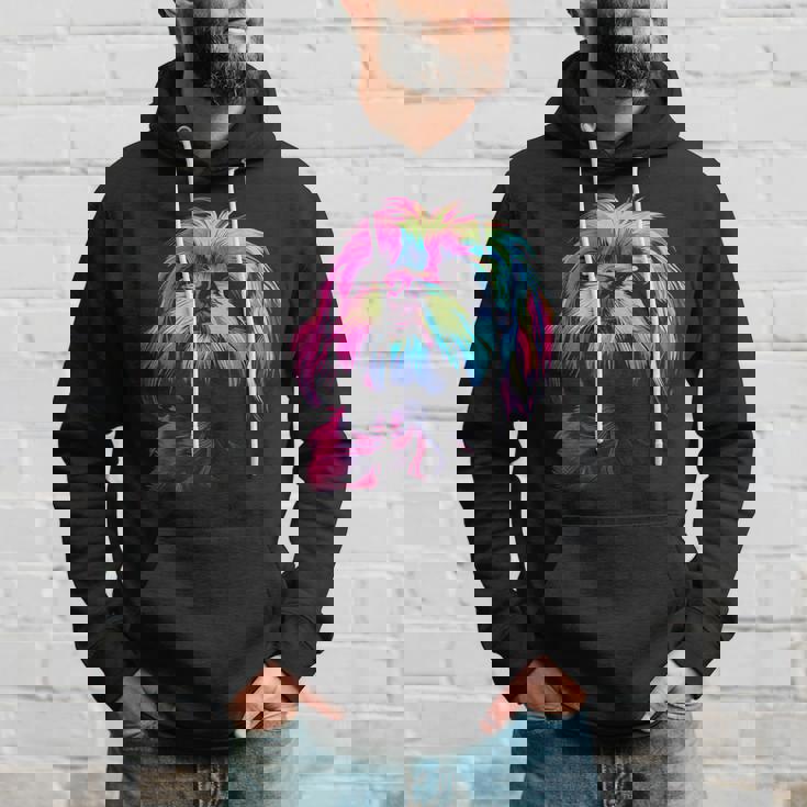 シーズー グラフィック ペット イラスト 犬 シーズー パーカー 彼への贈り物