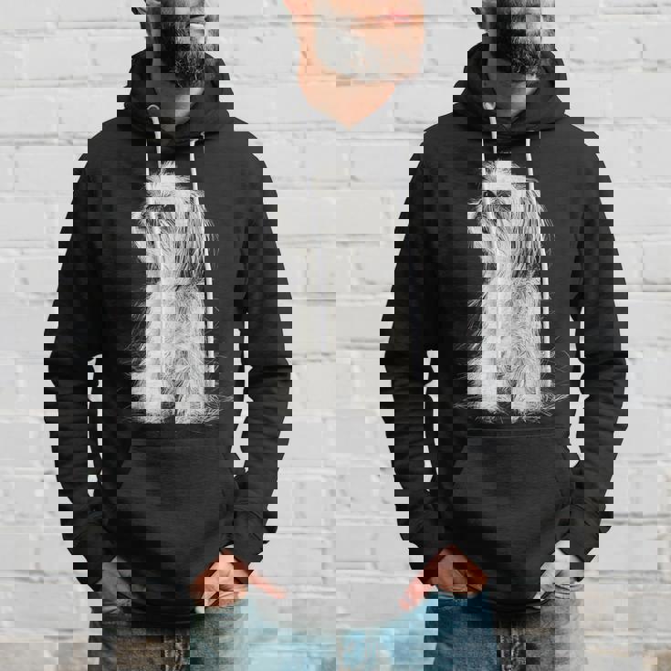 シーズー 犬 グラフィック ペット イラスト シーズー パーカー 彼への贈り物