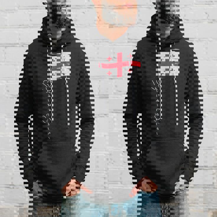 ジョージア シグネチャー フラッグ ポール エレガント 愛国的 ジョージア国旗 パーカー 彼への贈り物