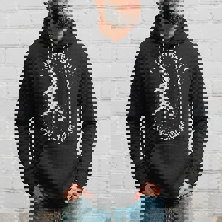 スカッシュプレーヤー I Just Really Lovequash パーカー 彼への贈り物