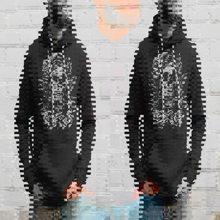 スカル サンタ ムエルテ 死神 パーカー 彼への贈り物