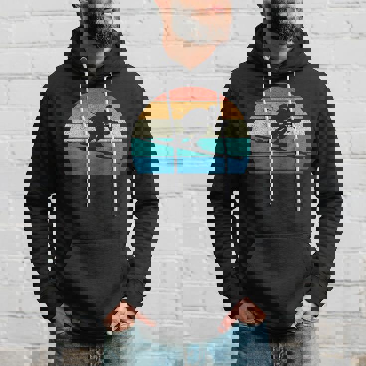 スキー スキー レース スラローム レトロ パーカー 彼への贈り物