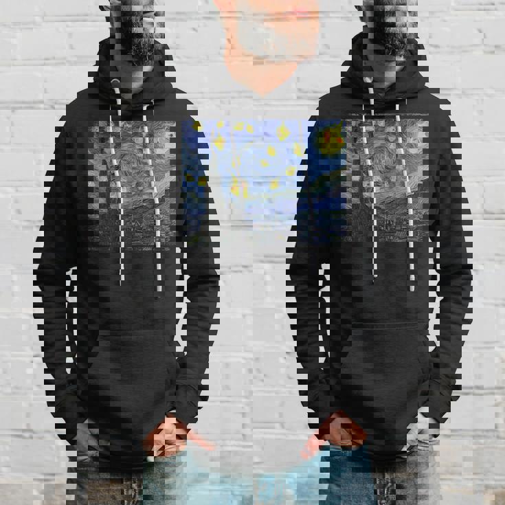 スクリーミングオウム オカメインコ 星月夜 パーカー 彼への贈り物