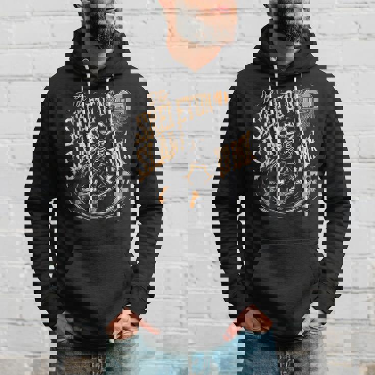 スケルトンスラムダンク 怖いバスケットボール ハロウィン パーカー 彼への贈り物