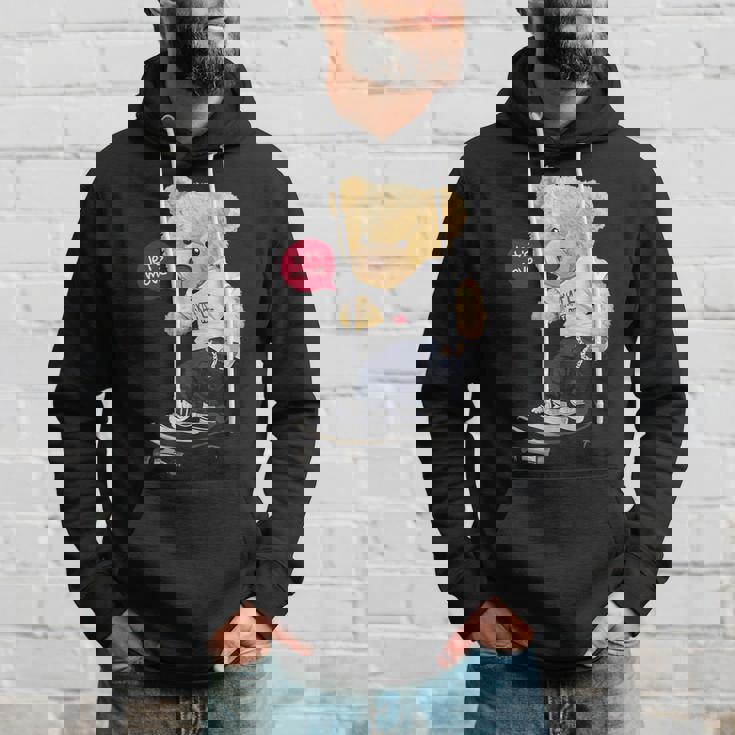 スケートボーダー クマ パーカー 彼への贈り物