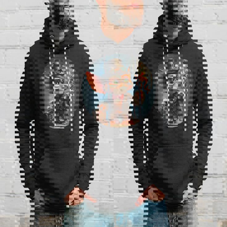 スチームパンク グレムリン クリーチャー マッドサイエンティスト パーカー 彼への贈り物