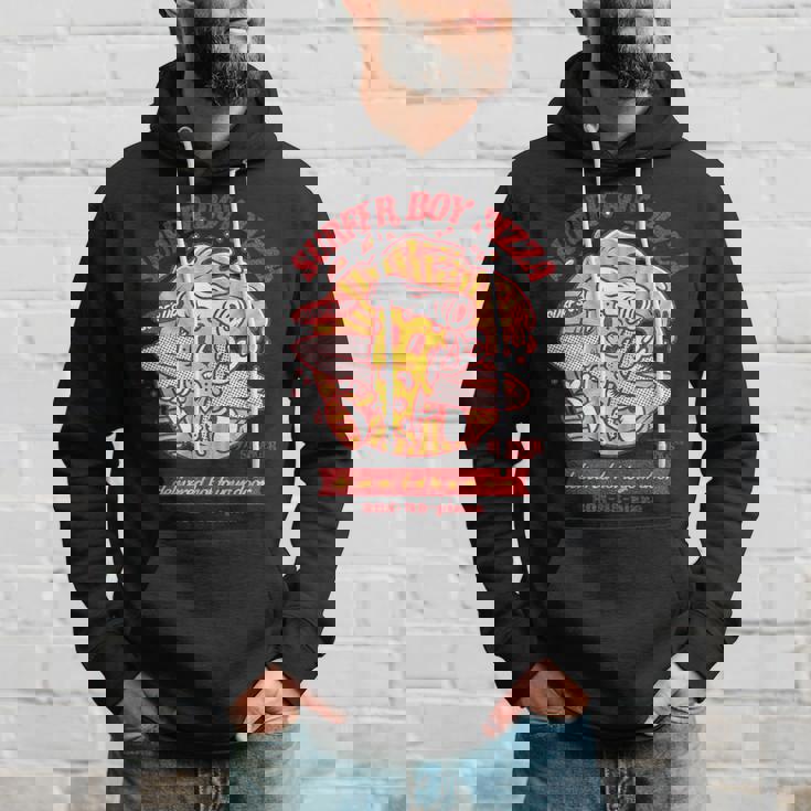 ストレンジャー・シングス サーファーボーイ ピザ広告 ホットデリバリー ヴィンテージ パーカー 彼への贈り物