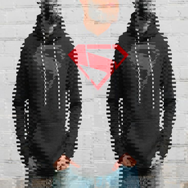 スーパーマン映画デザインのスーパーマンシルエット。 パーカー 彼への贈り物