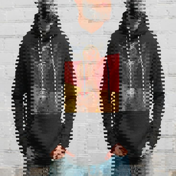 セクシーガールグラフィックtシャツ 「セクシーピンナップガール&ドイツ国旗」 パーカー 彼への贈り物