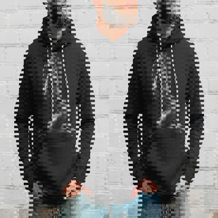 セクシーガールグラフィックtシャツ インプライドアクトオブファインアート パーカー 彼への贈り物