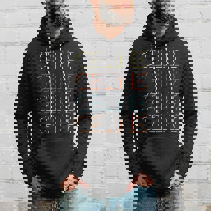 セリーヌ ファーストネーム My オーダーメイド 名前 パーカー 彼への贈り物