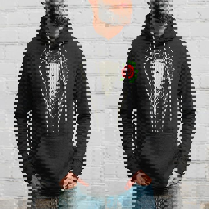 タキシード蝶ネクタイ、面白い紳士用タキシード。 パーカー 彼への贈り物