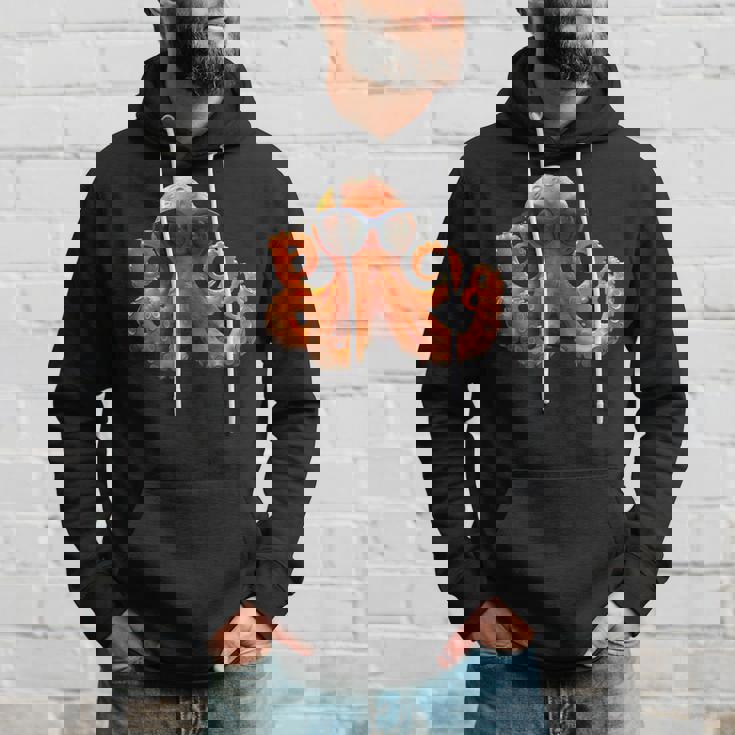 タコ 小タコ イカ 海 恋 甘タコ パーカー 彼への贈り物