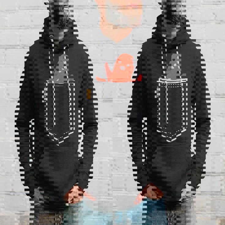 タコさんウインナー たこさん ウインナー 食べ物 イラスト ワンポイント ポケット デザイン かわいい おもしろ パーカー 彼への贈り物