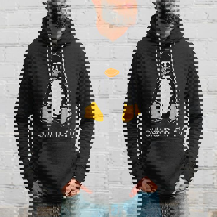 タックスlinuxペンギン-Sudorm-Rfコンピューターサイエンスコンピューター Tux Linux パーカー 彼への贈り物