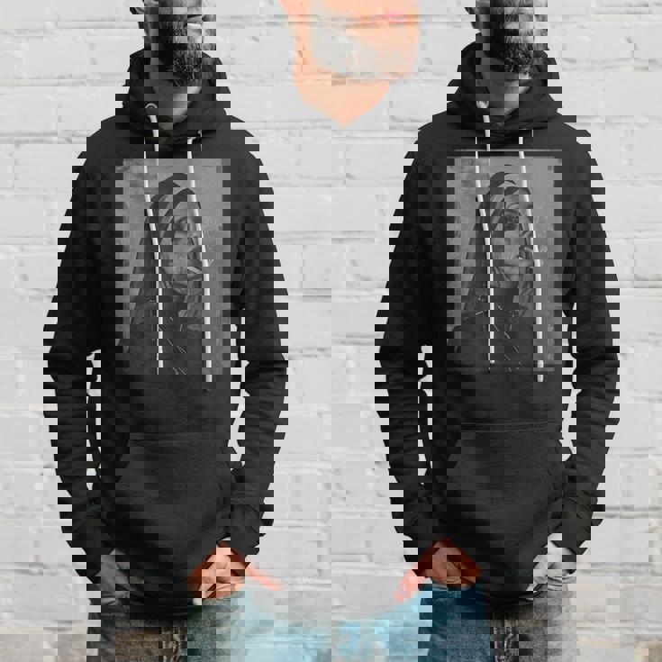 タバコを吸うクールな尼僧、反抗的な尼僧 パーカー 彼への贈り物