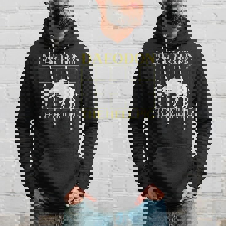 ダエオドン 地獄の豚 先史時代の絶滅した豚 パーカー 彼への贈り物