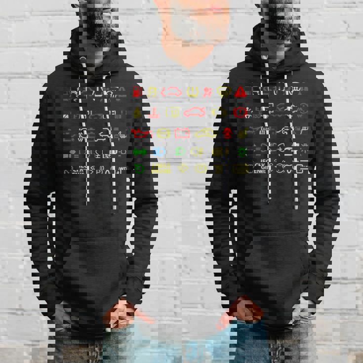 ダッシュボードインジケーターライト 面白い パーカー 彼への贈り物