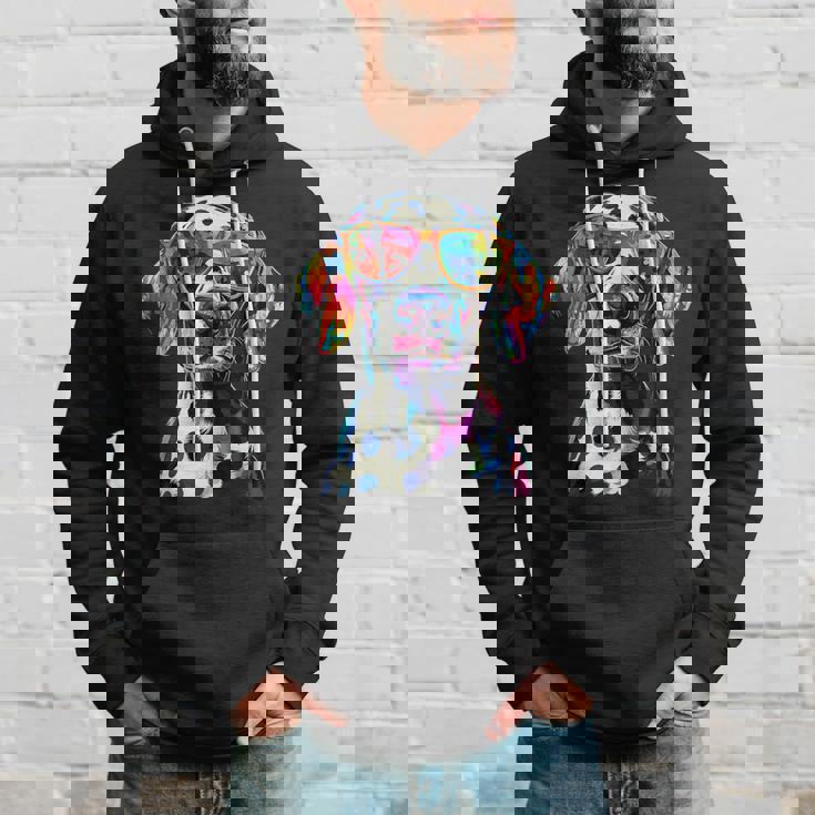 ダルメシアンとサングラスの犬 ダルメシアンが大好きです パーカー 彼への贈り物