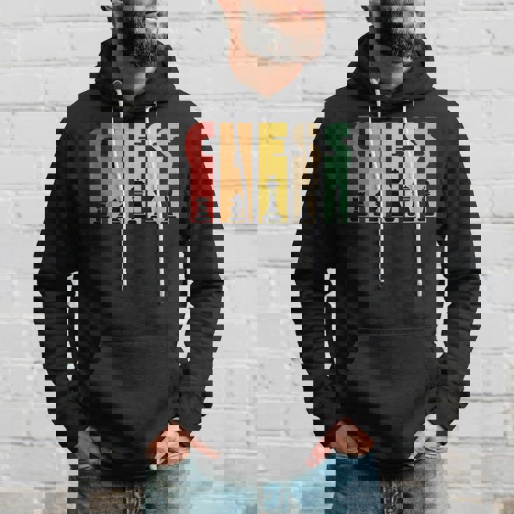 チェス レトロデザイン 戦略思考スポーツギフト パーカー 彼への贈り物