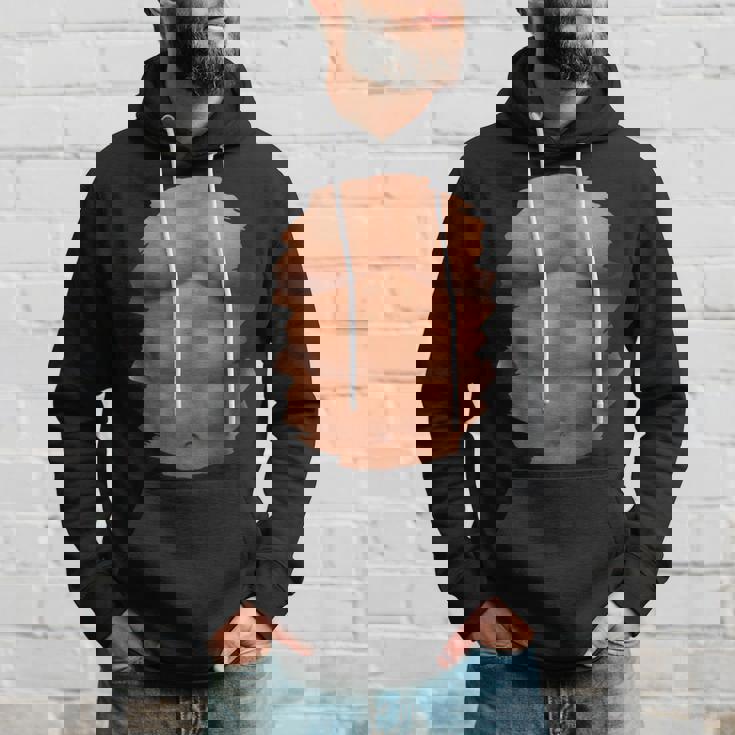 チェスト 6パック 筋肉 ボディービルダー 腹筋 ジム 面白いプレゼント パーカー 彼への贈り物