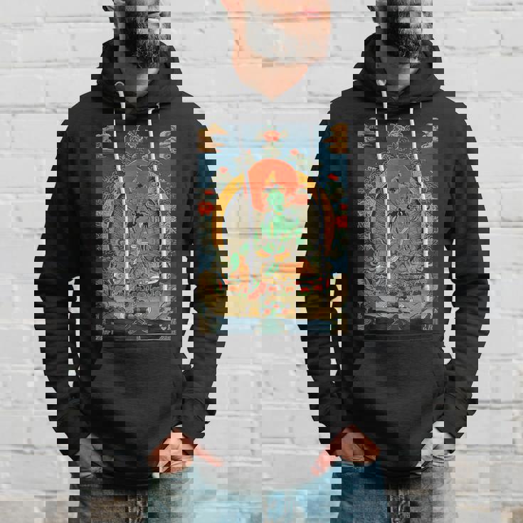 チベットタンカ サムサラ 曼荼羅 生命の輪 仏教 パーカー 彼への贈り物