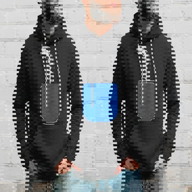 チンアナゴ（いん・ざ・ぽけっと）【どうぶつフレンズ】魚 水族館の生き物 かわいい 面白い 動物 チンアナゴ イラスト パーカー 彼への贈り物