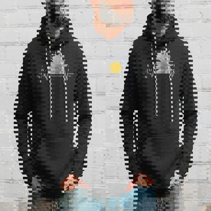 デイジー、ハートビート、花、花、花、ヒナギク パーカー 彼への贈り物