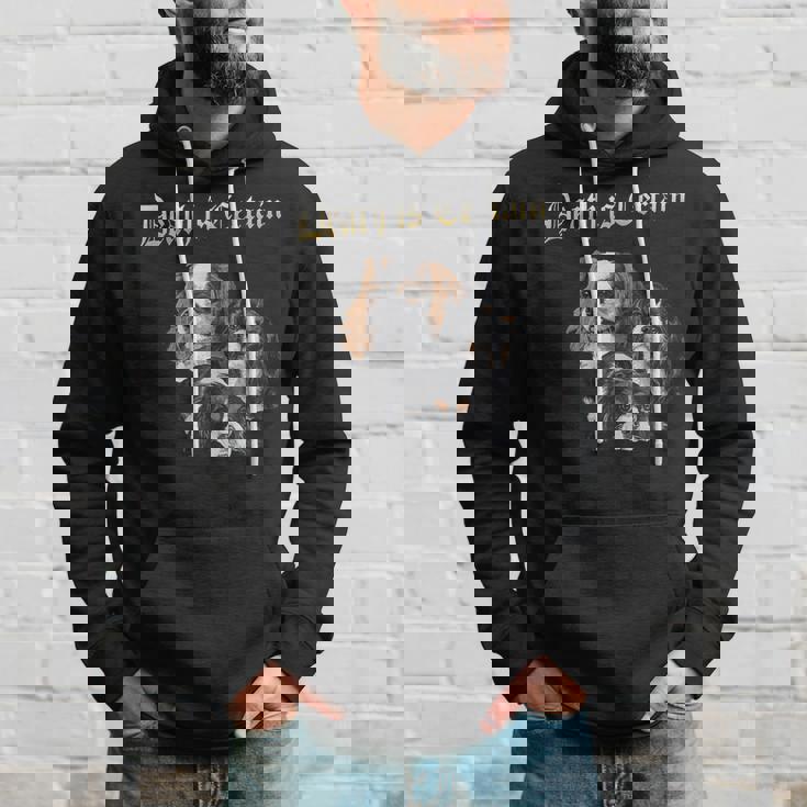 デス・イズ・サステイン・ファニー・キャバリア・キング・チャールズ・スパニエル パーカー 彼への贈り物