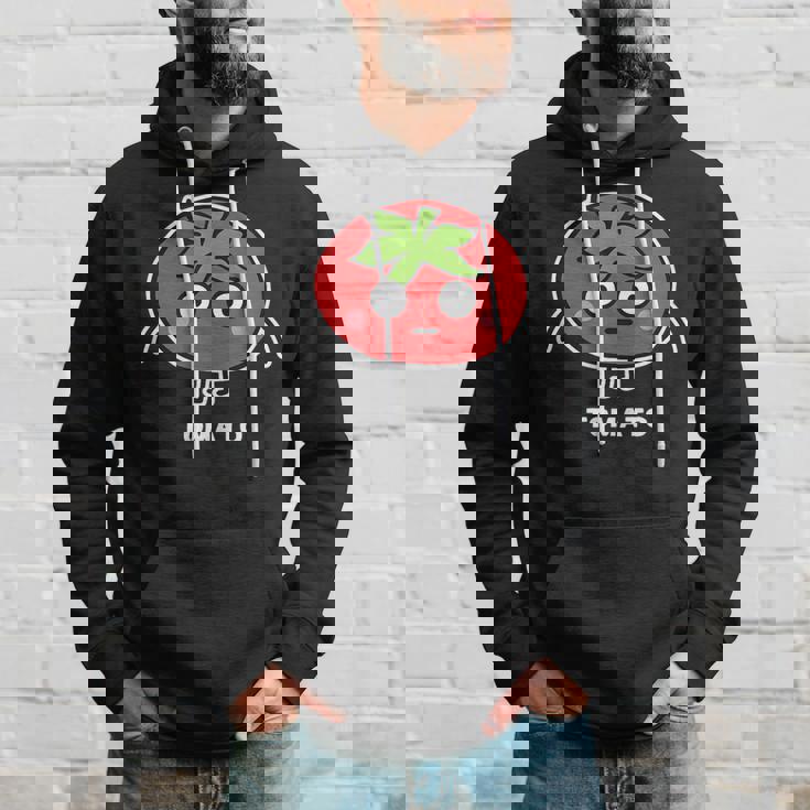 トマト 顔 イラスト かわいい おもしろ 面白い 簡単 シンプル ゆるい 野菜 パーカー 彼への贈り物