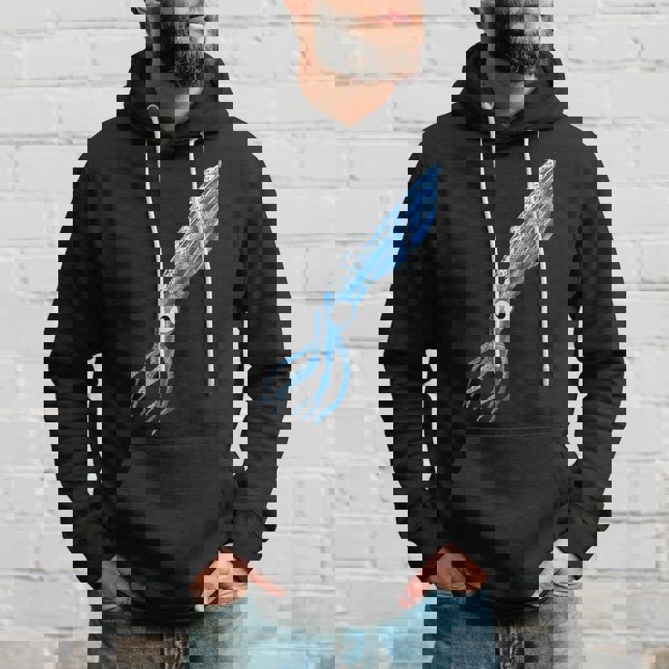 トライバル イカ 海の動物 パーカー 彼への贈り物