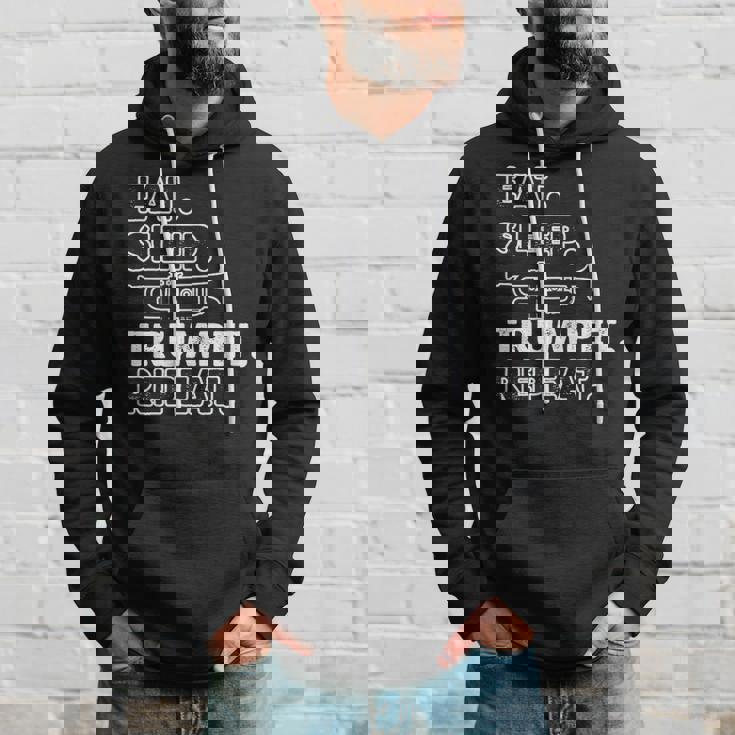 トランペッターのための面白いトランペット格言モチーフ パーカー 彼への贈り物